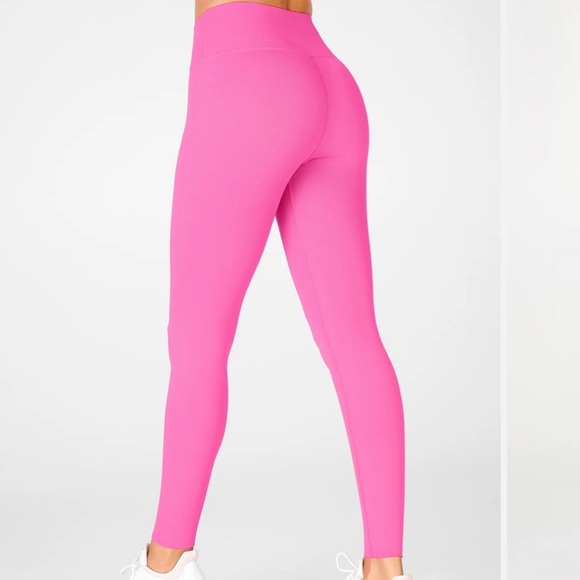 FABLETICS Sculptknot High Rise Barbiecore Leggings - Picture 3 of 14